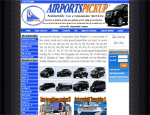 Tablet Screenshot of airportspickup.com